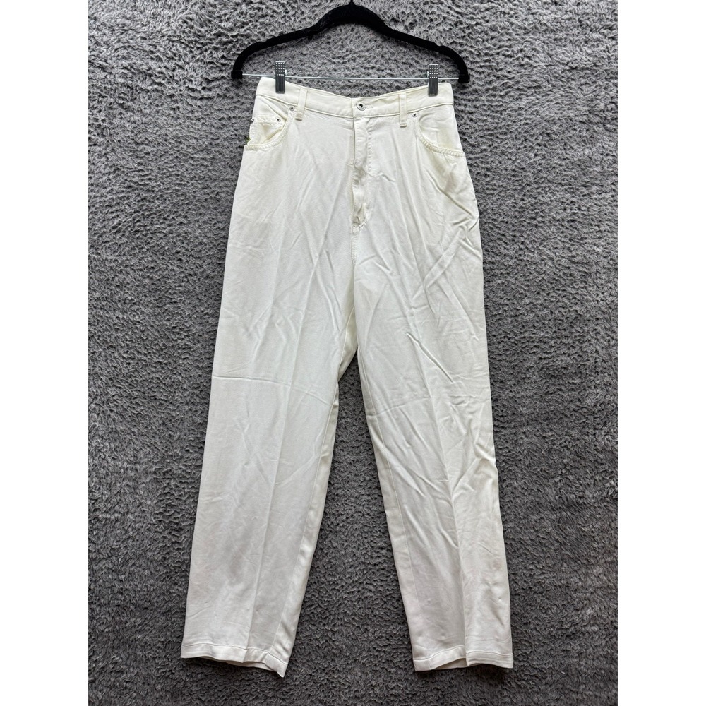 Pulp High Rise Straight Leg Denim Jeans Vintage Bone Womens Size 26 x 30.5
